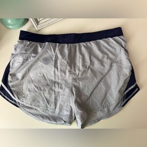 Under Armour Gray and Black Athletic Shorts Lightweight Performance